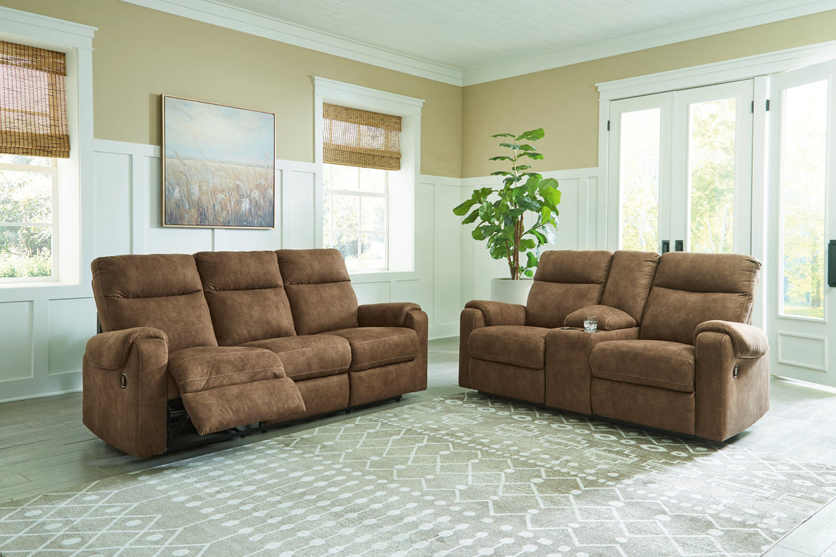 Edenwold Brindle Reclining Living Room Set from Ashley - Luna Furniture