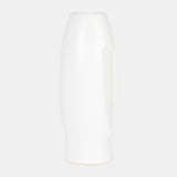 14"h Face Vase, White from Sagebrook Home - Luna Furniture