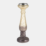 15" Plum Crackled Candle Holder from Sagebrook Home - Luna Furniture