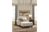 Harleson Wheat Chair and Ottoman -  Ashley - Luna Furniture