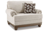 Harleson Wheat Chair and Ottoman -  Ashley - Luna Furniture