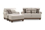 Harleson Wheat Loveseat, Chair, and Ottoman -  Ashley - Luna Furniture