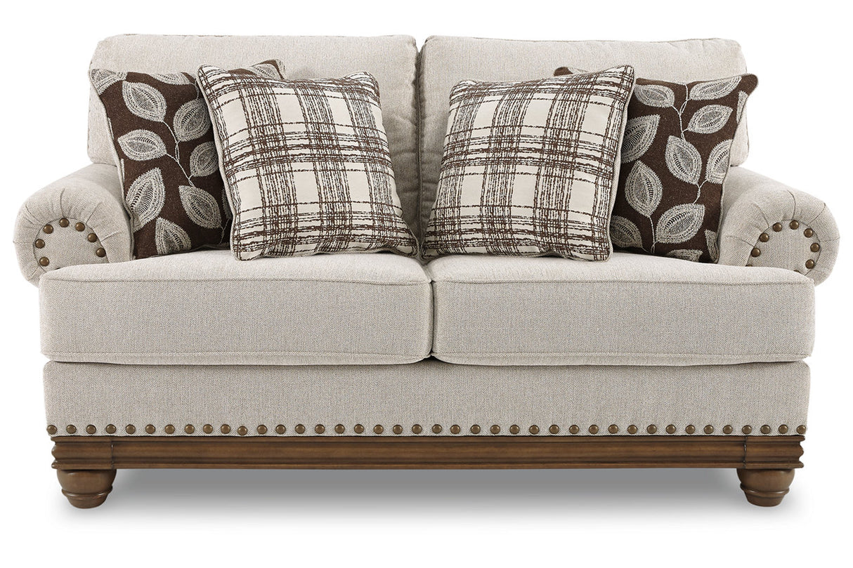 Harleson Wheat Loveseat, Chair, and Ottoman -  Ashley - Luna Furniture