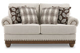Harleson Wheat Sofa and Loveseat with Chair and Ottoman -  Ashley - Luna Furniture