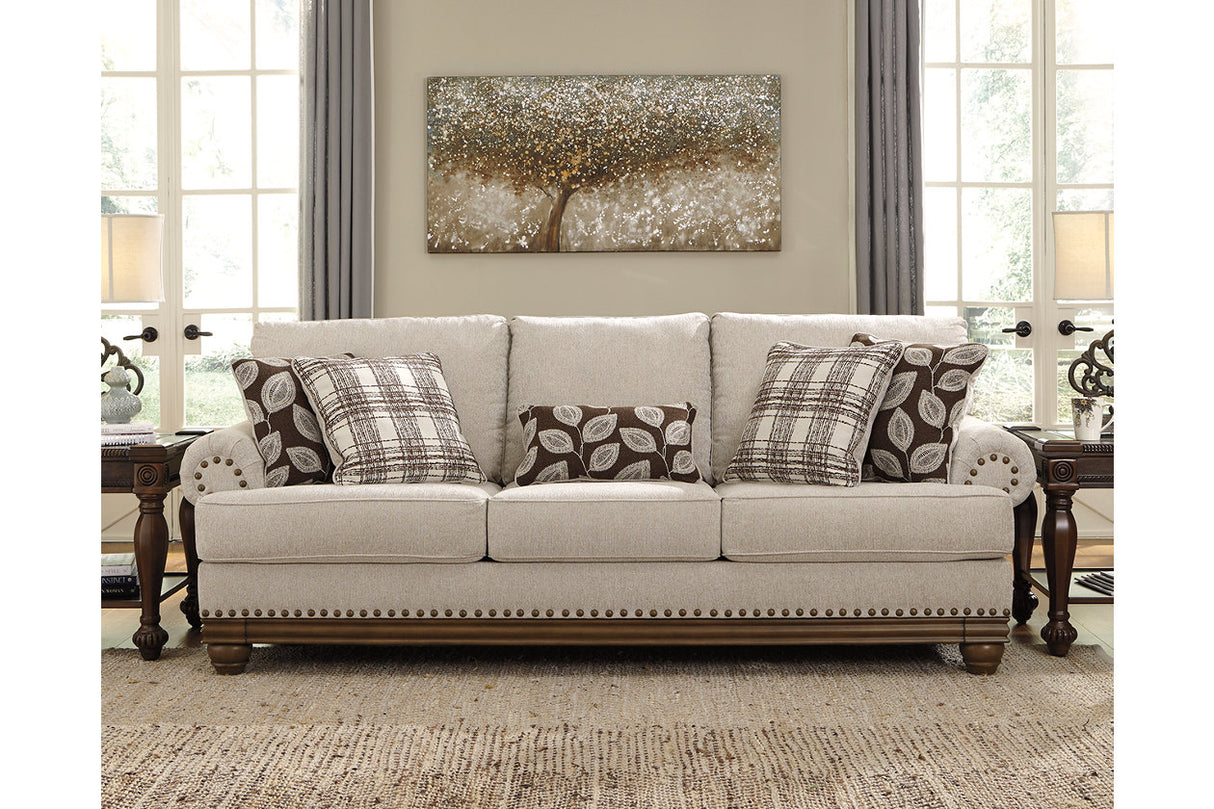 Harleson Wheat Sofa, Chair, and Ottoman -  Ashley - Luna Furniture