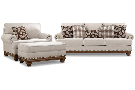 Harleson Wheat Sofa, Chair, and Ottoman -  Ashley - Luna Furniture