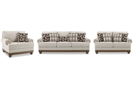 Harleson Wheat Sofa, Loveseat, and Chair -  Ashley - Luna Furniture