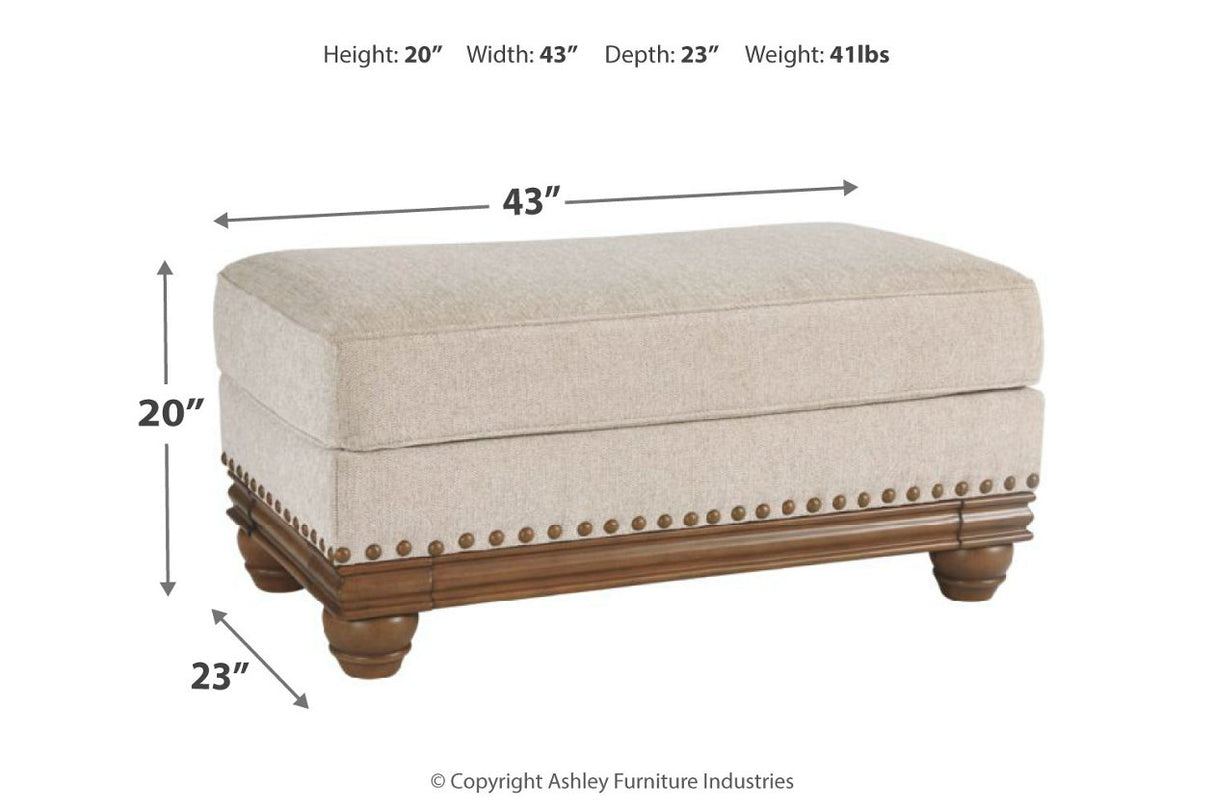 Harleson Wheat Sofa, Chair, and Ottoman -  Ashley - Luna Furniture