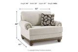 Harleson Wheat Loveseat, Chair, and Ottoman -  Ashley - Luna Furniture