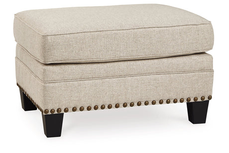 Claredon Linen Sofa, Loveseat, Chair and Ottoman from Ashley - Luna Furniture