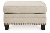 Claredon Linen Sofa, Loveseat, Chair and Ottoman from Ashley - Luna Furniture