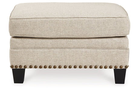 Claredon Linen Sofa, Loveseat, Chair and Ottoman from Ashley - Luna Furniture