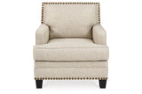 Claredon Linen Sofa and Chair from Ashley - Luna Furniture