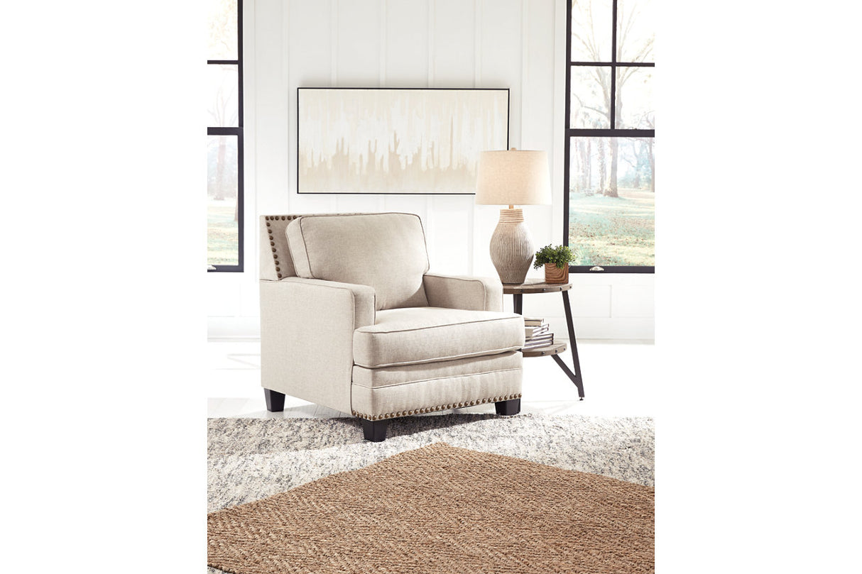 Claredon Linen Sofa, Loveseat and Chair from Ashley - Luna Furniture