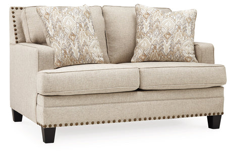 Claredon Linen Sofa and Loveseat -  Ashley - Luna Furniture