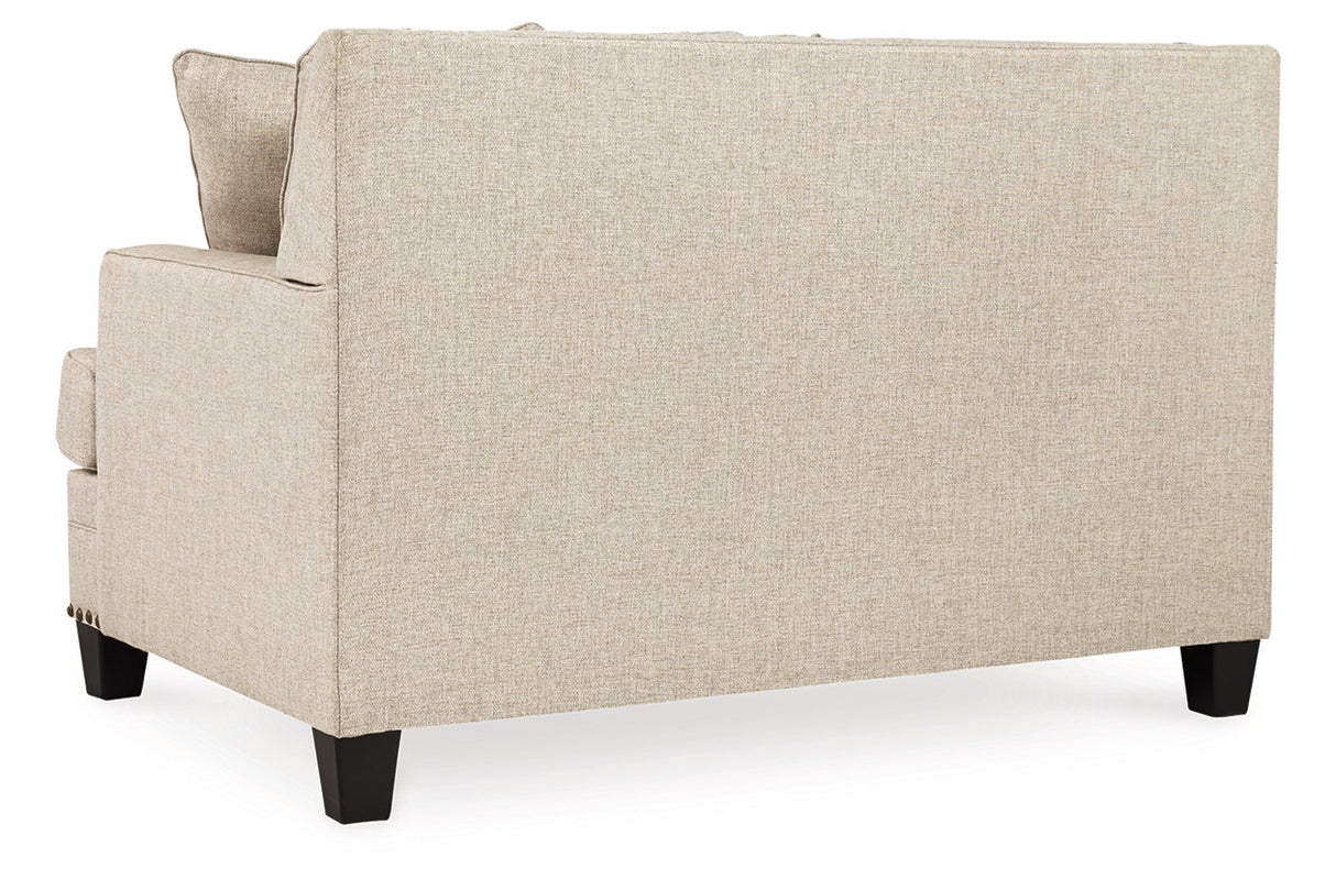 Claredon Linen Sofa, Loveseat, Chair and Ottoman from Ashley - Luna Furniture