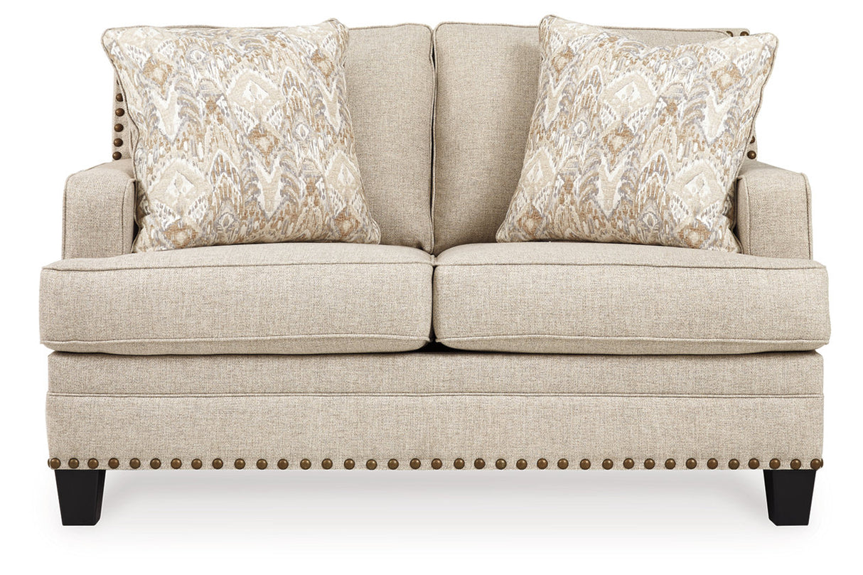 Claredon Linen Sofa, Loveseat and Chair from Ashley - Luna Furniture