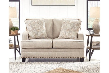 Claredon Linen Sofa, Loveseat and Chair from Ashley - Luna Furniture