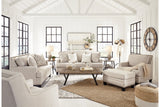 Claredon Linen Sofa, Loveseat, Chair and Ottoman from Ashley - Luna Furniture