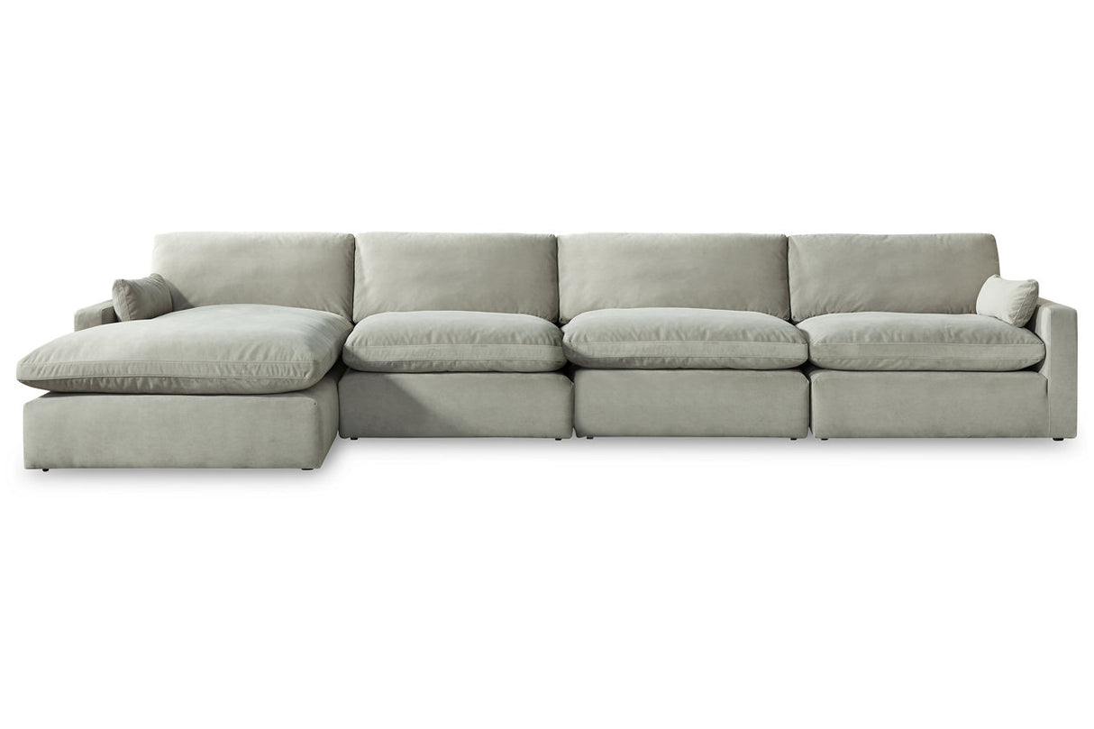 Sophie Gray 4-Piece Sectional with Chaise -  Ashley - Luna Furniture