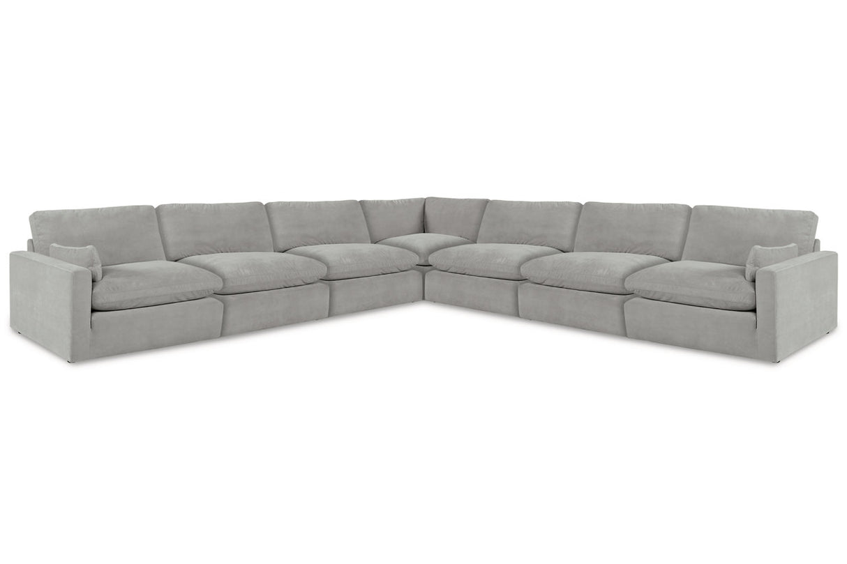 Sophie Gray 7-Piece Sectional -  Ashley - Luna Furniture