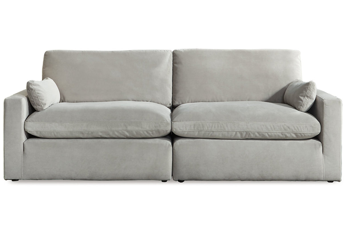 Sophie Gray 2-Piece Sectional Loveseat -  Ashley - Luna Furniture