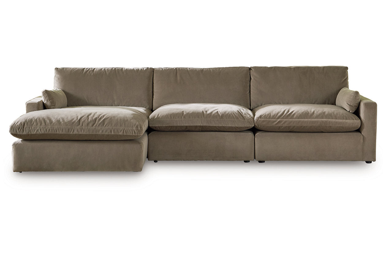 Sophie Cocoa 3-Piece Sectional Sofa Chaise from Ashley - Luna Furniture