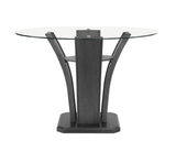 Camelia Dove Gray Round Counter Height Dining Set -  Crown Mark - Luna Furniture