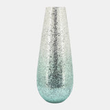 18" Crackled Vase, Green Ombre from Sagebrook Home - Luna Furniture