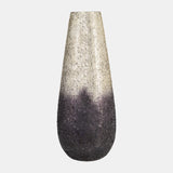 18" Crackled Vase, Plum Ombre from Sagebrook Home - Luna Furniture