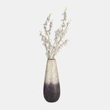 18" Crackled Vase, Plum Ombre from Sagebrook Home - Luna Furniture