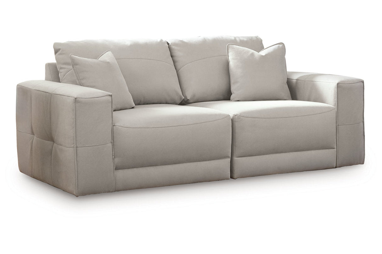 Next-Gen Gaucho Gray 2-Piece Sectional Loveseat -  Ashley - Luna Furniture