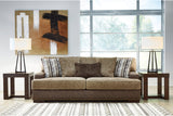 Alesbury Chocolate Sofa and Loveseat -  Ashley - Luna Furniture