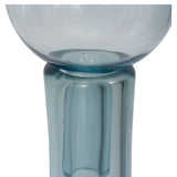 20" Glass Bottle With Stopper, Light Blue from Sagebrook Home - Luna Furniture