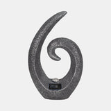 20" Loopy Statue With Solar, Dark Grey from Sagebrook Home - Luna Furniture