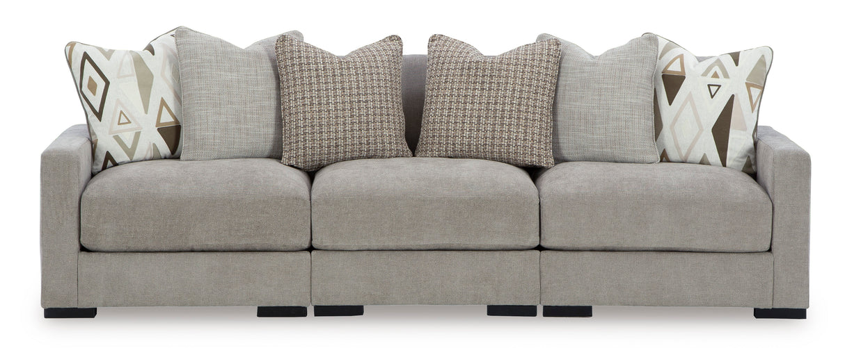 Aslan Court Pebble Modular Sofa and Loveseat from Ashley - Luna Furniture