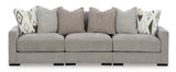 Aslan Court Pebble Modular Sofa and Loveseat from Ashley - Luna Furniture