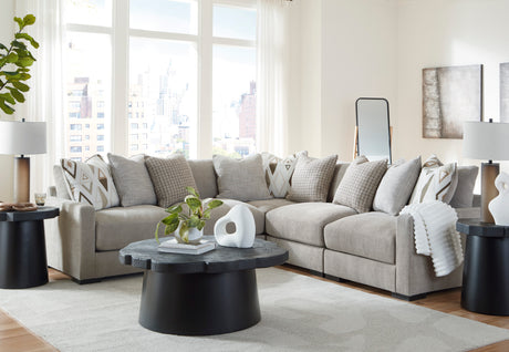 Aslan Court Pebble 5-Piece Sectional from Ashley - Luna Furniture