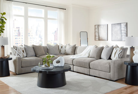 Aslan Court Pebble 6-Piece Modular Sectional from Ashley - Luna Furniture