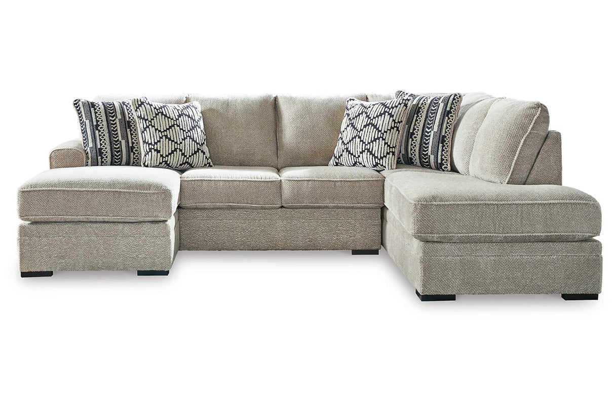 Calnita Sisal 2-Piece Sectional with Chaise -  Ashley - Luna Furniture