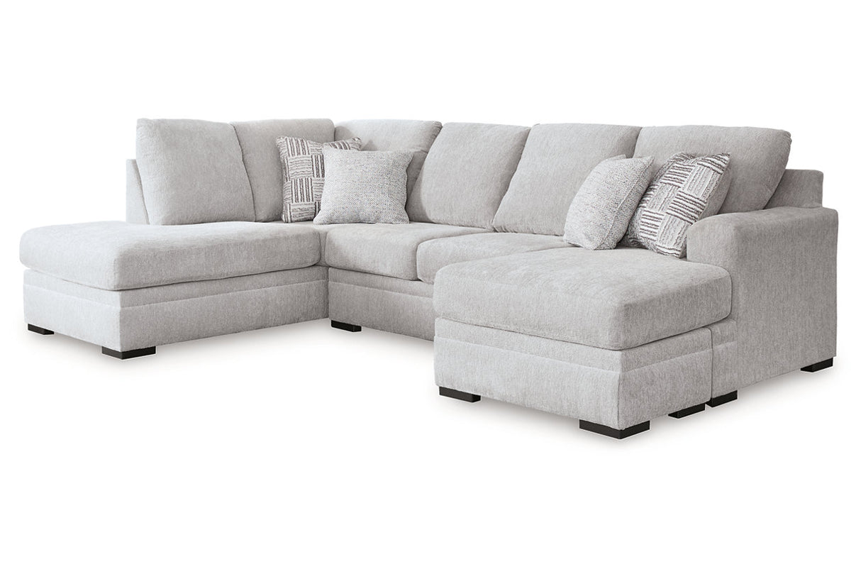 Gabyleigh Nickel 2-Piece Sectional with Chaise -  Ashley - Luna Furniture