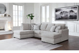 Gabyleigh Nickel 2-Piece Sectional with Chaise -  Ashley - Luna Furniture