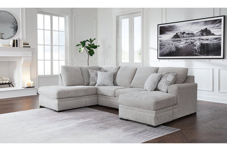 Gabyleigh Nickel 2-Piece Sectional with Chaise -  Ashley - Luna Furniture