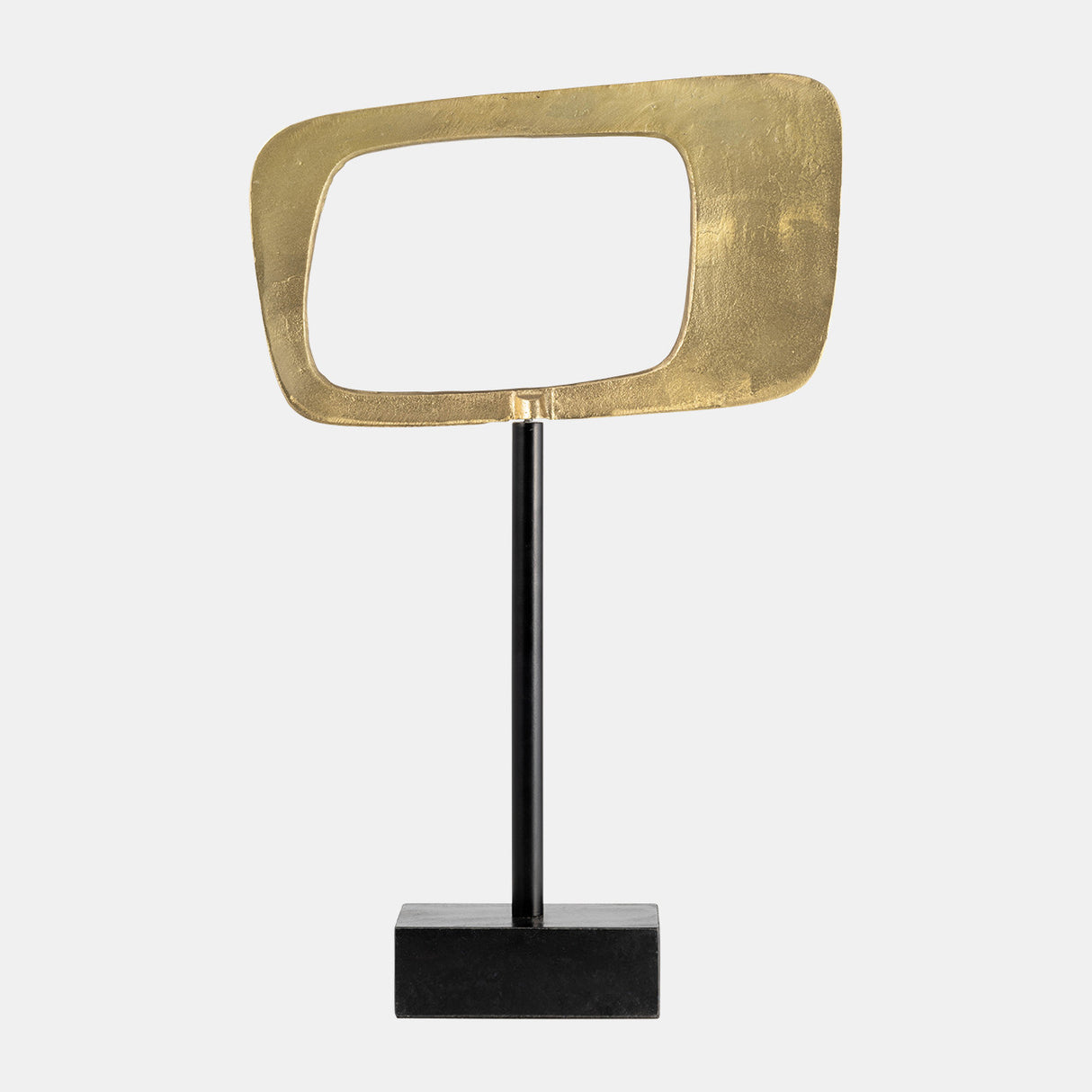 21.75" Aluminum Rhombus On Stand, Gold, Kd - 13767-02