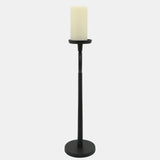 21"h Metal Candle Holder, Black from Sagebrook Home - Luna Furniture