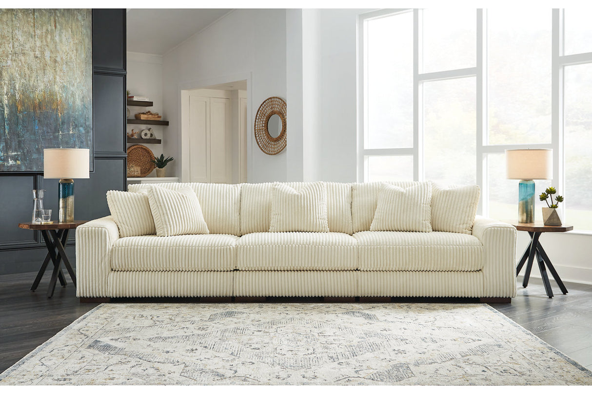 Lindyn Ivory 3-Piece Sectional Sofa -  Ashley - Luna Furniture