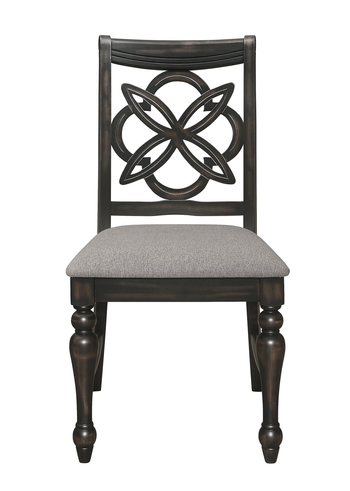 Hilara Espresso/Brown Dining Chair, Set of 2 -  Crown Mark - Luna Furniture