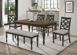 Hilara Espresso/Brown Extendable Dining Table -  Crown Mark - Luna Furniture