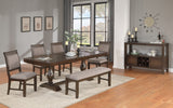 Tarin Brown Extendable Dining Set -  Crown Mark - Luna Furniture