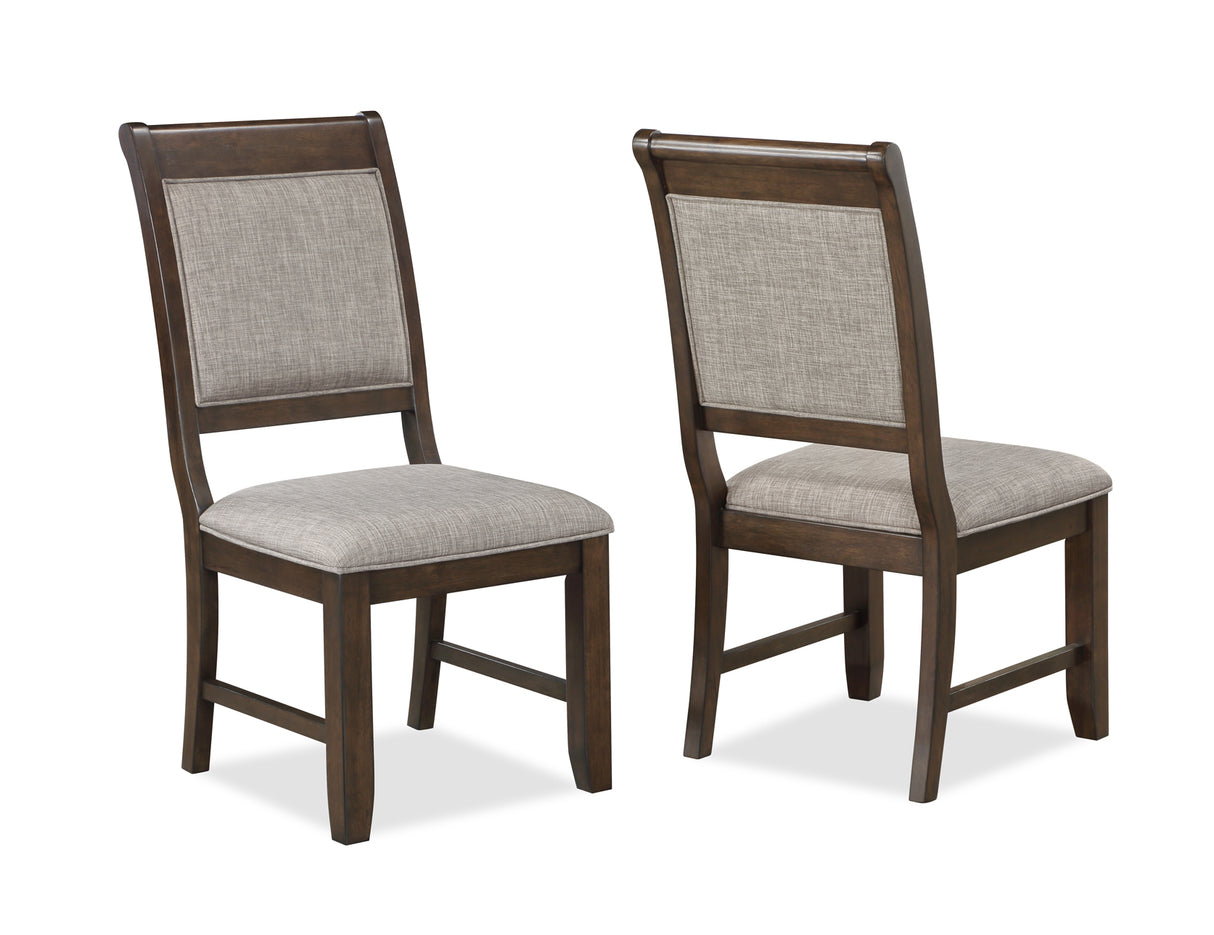 Tarin Brown Dining Chair, Set of 2 -  Crown Mark - Luna Furniture